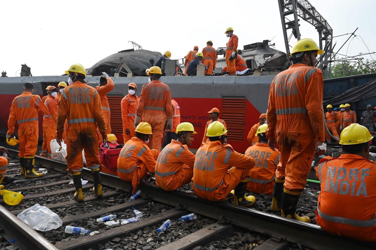 Accidente mortal de tren en la India