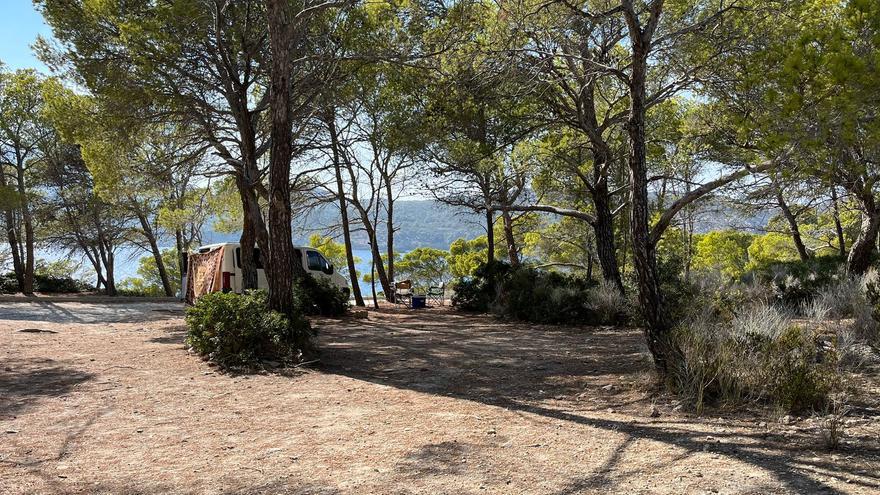 Waldbrandgefahr auf Mallorca: Auf einem illegalen Campingplatz oberhalb von Sant Elm droht Ärger