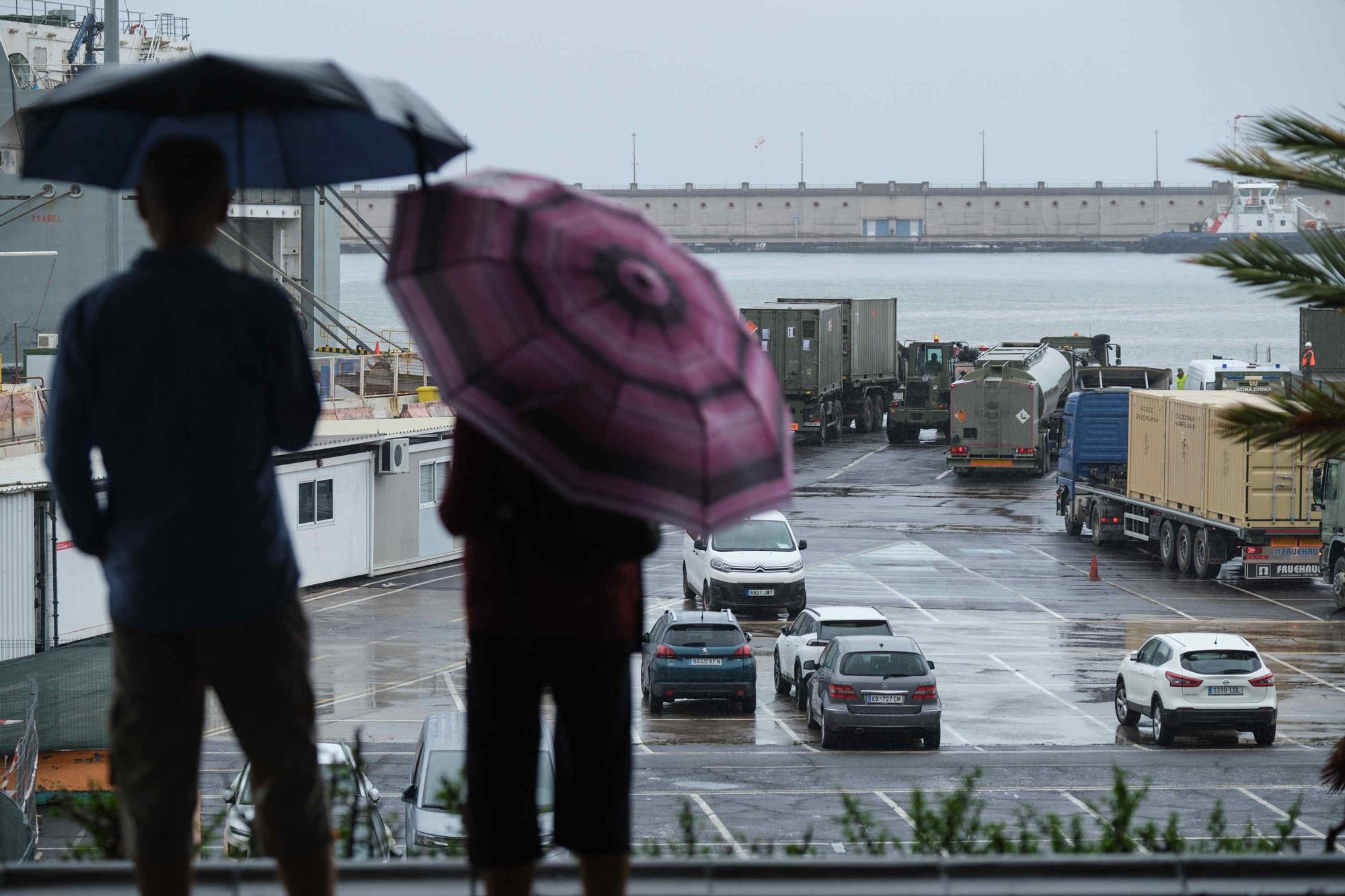 Efectos de la tormenta 'Hermine' en Tenerife