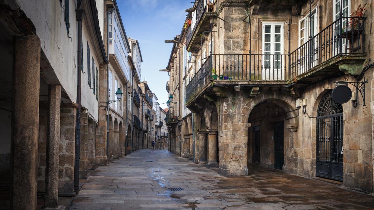 Lo mejor de la gastronomía española está en esta calle de Santiago de Compostela.