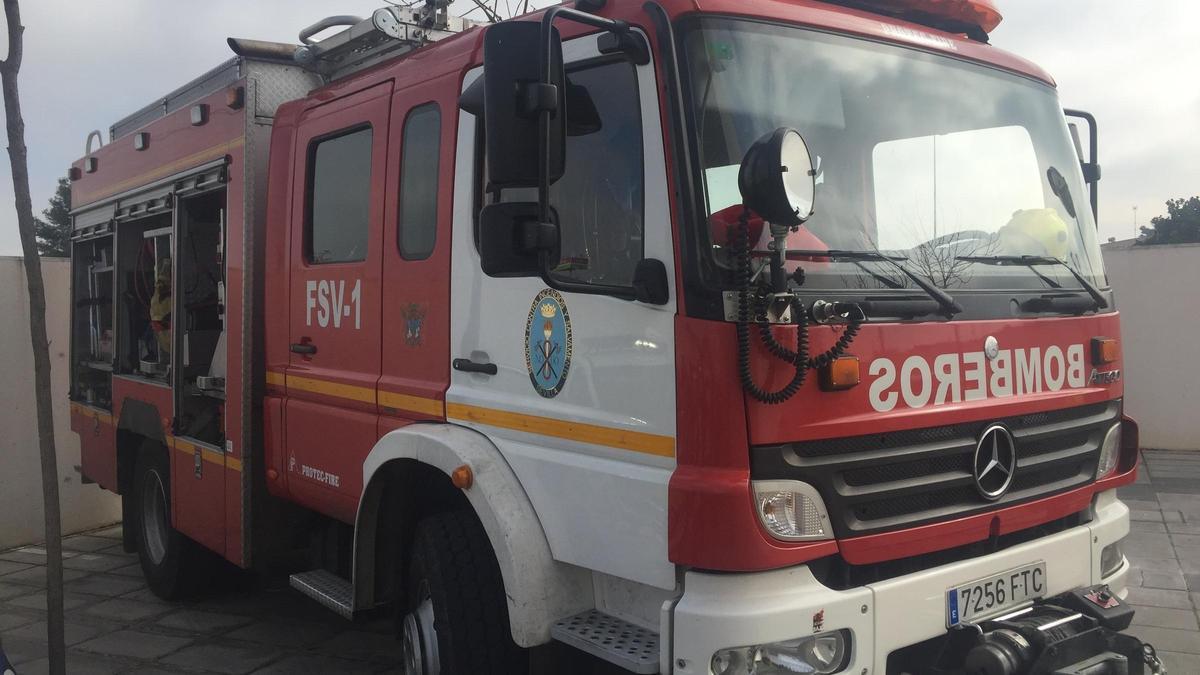 Una imagen de archivo de un camión de bomberos.