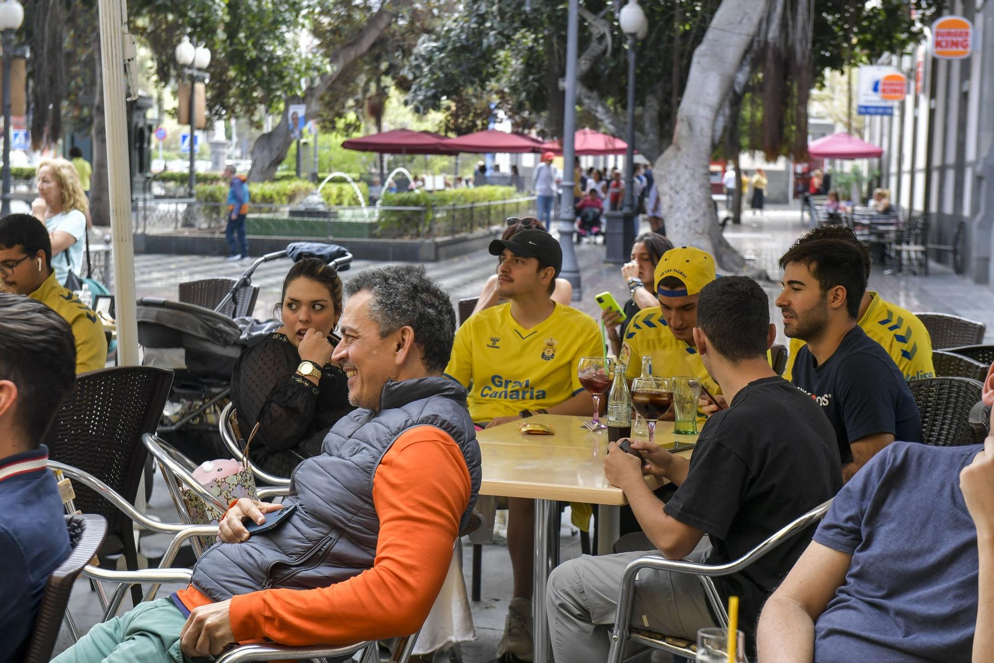 La ciudad vibró con la victoria de la UD Las Palmas contra el Cartagena