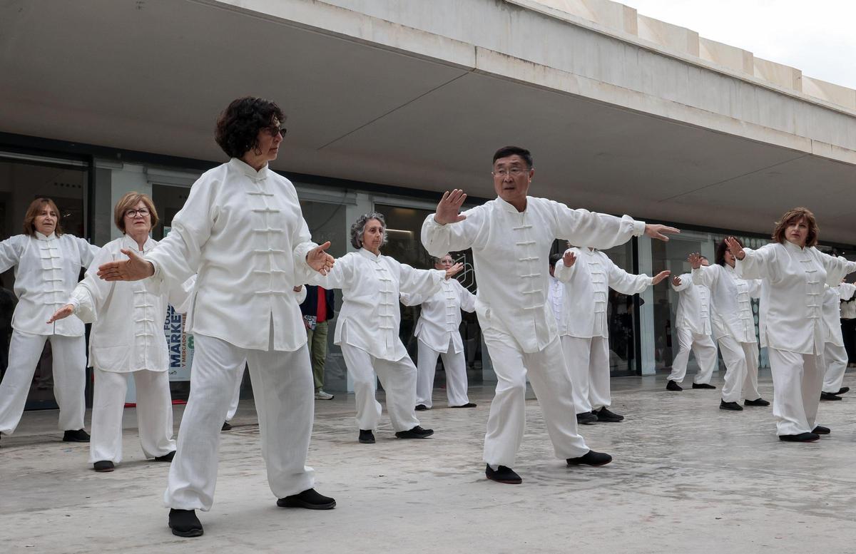 Exhibición de Tai Chi.