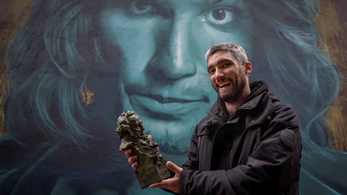 El actor gallego Chechu Salgado se llevó el Goya al mejor actor revelación el año pasado.