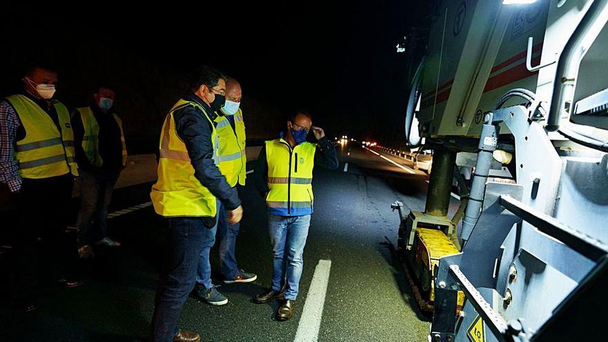 Arranca el reasfaltado de la TF-1 con el reciclaje como método de trabajo.