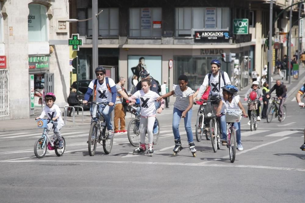 'Bicifestación' en Murcia