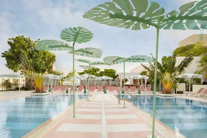En el interior de The Goodtime: el lujoso hotel con tonos pastel de Pharrell Williams y su socio, David Grutman