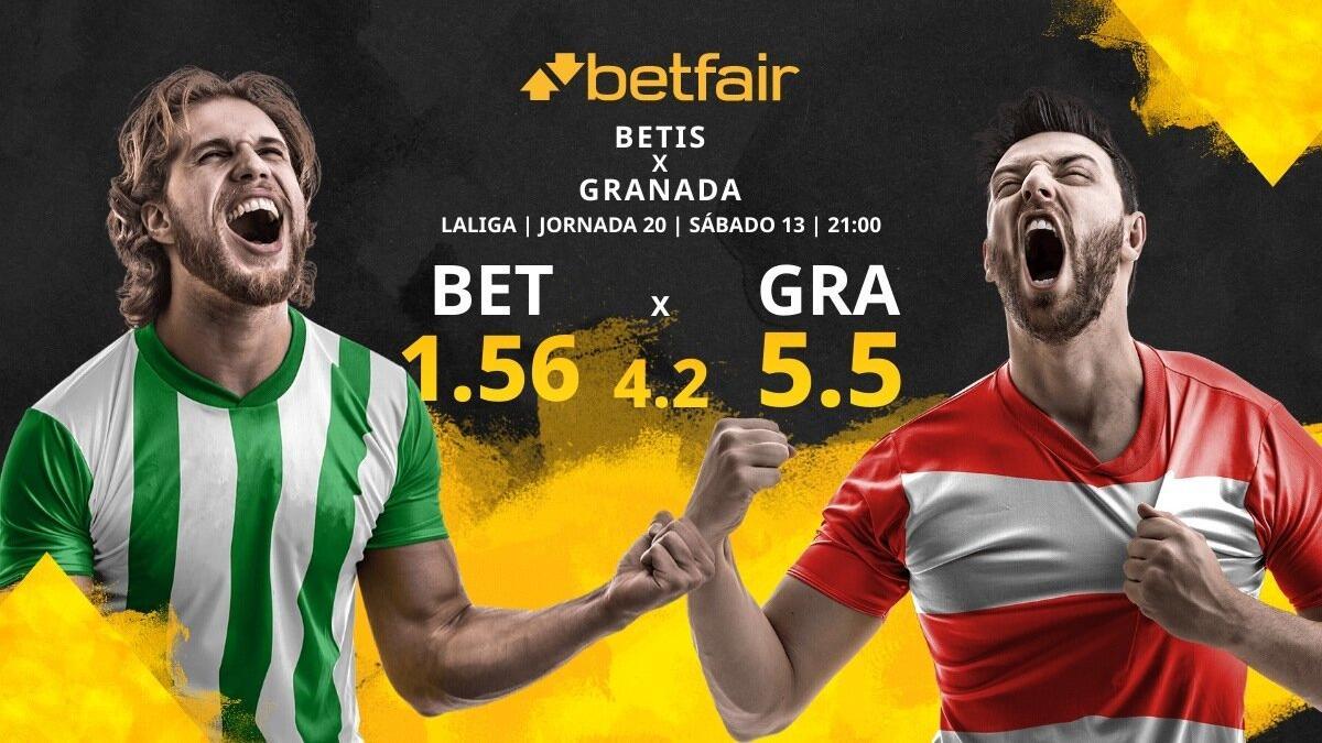 Real Betis Balompié vs. Granada CF: horario, TV, estadísticas, clasificación y pronósticos