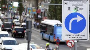 Madrid Central vuelve a multar a los vehículos no autorizados a circular por la zona de bajas emisiones.