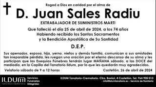 D. Juan Sales Radiu