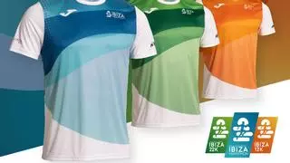 Estas son las camisetas oficiales del Santa Eulària Ibiza Marathon 2024