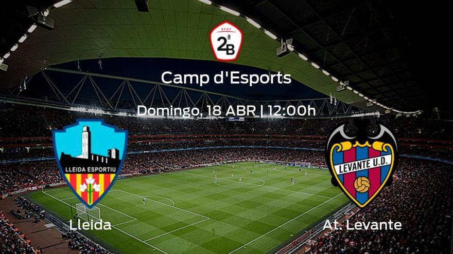 Previa del partido: Lleida Esportiu - At. Levante