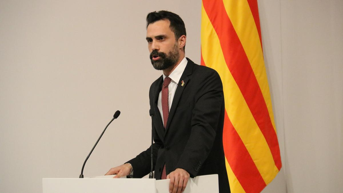 El conseller d&#039;Empresa i Treball, Roger Torrent