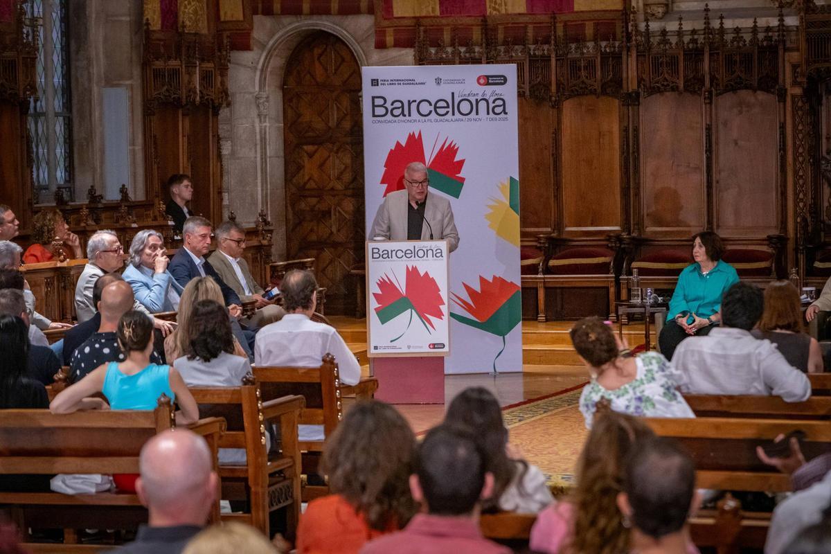Presentación del programa de Barcelona Ciutat Convidada en el Feria Internacional del Libro de Guadalajara