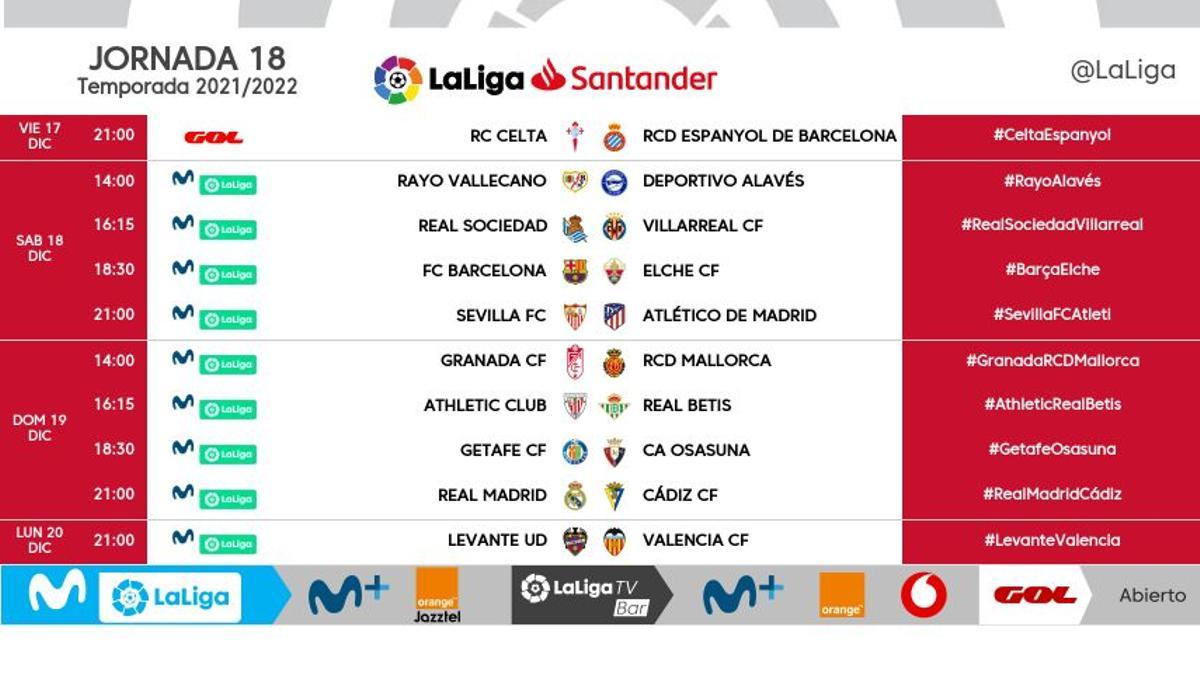 El Elche ya conoce sus horarios de Navidad