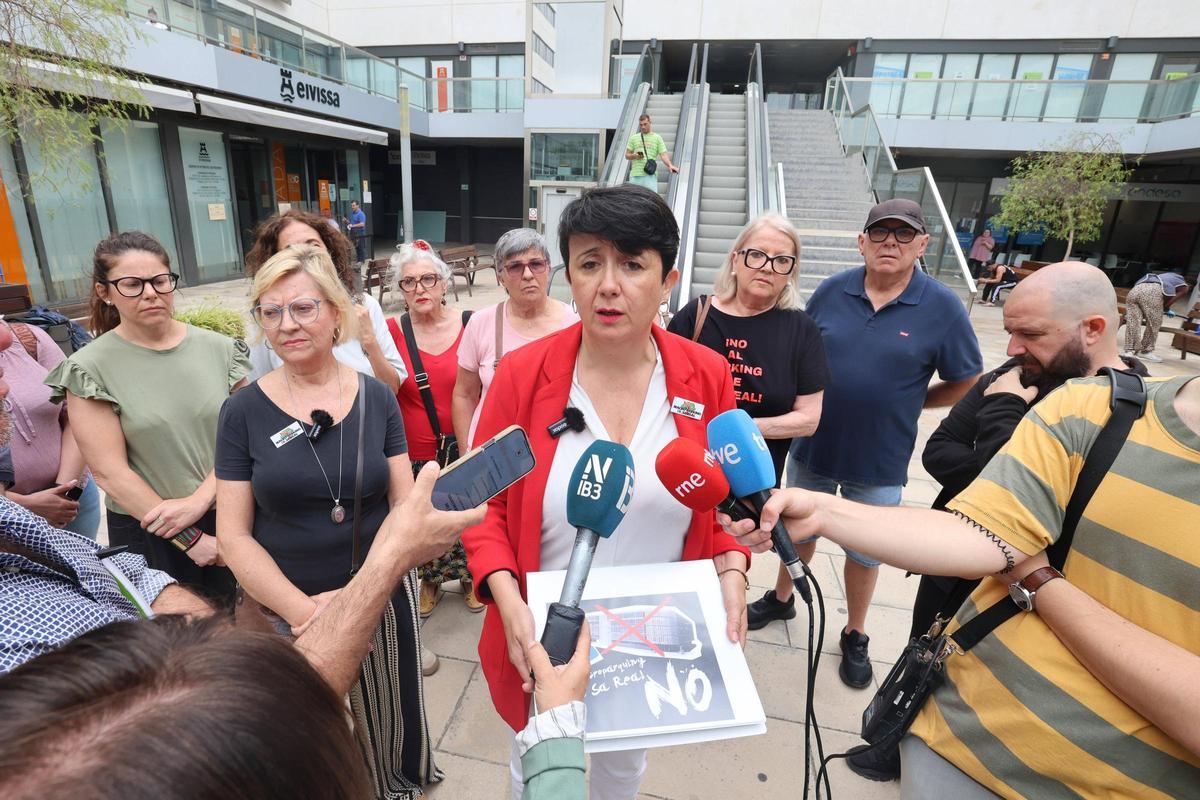La movilización de los vecinos de Ibiza en contra del microparking en sa Real, en imágenes