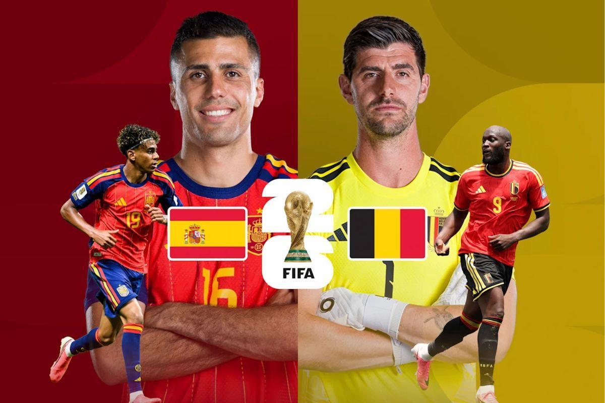 España- Bélgica: hora y dónde ver el partido de cuartos de final del Mundial 2026 (y más)