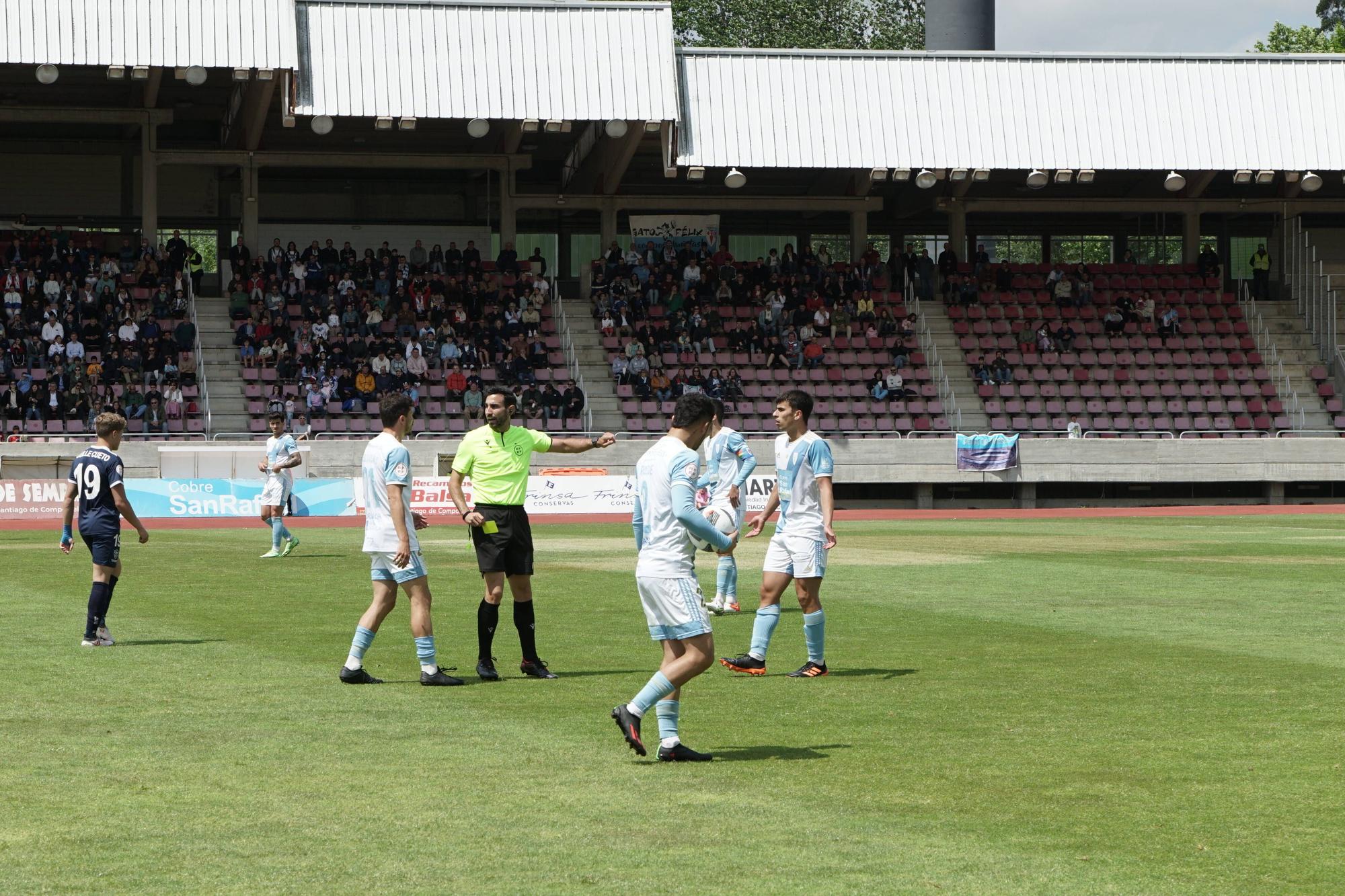 SD Compostela vs Marino de Luanco: las imágenes del partido