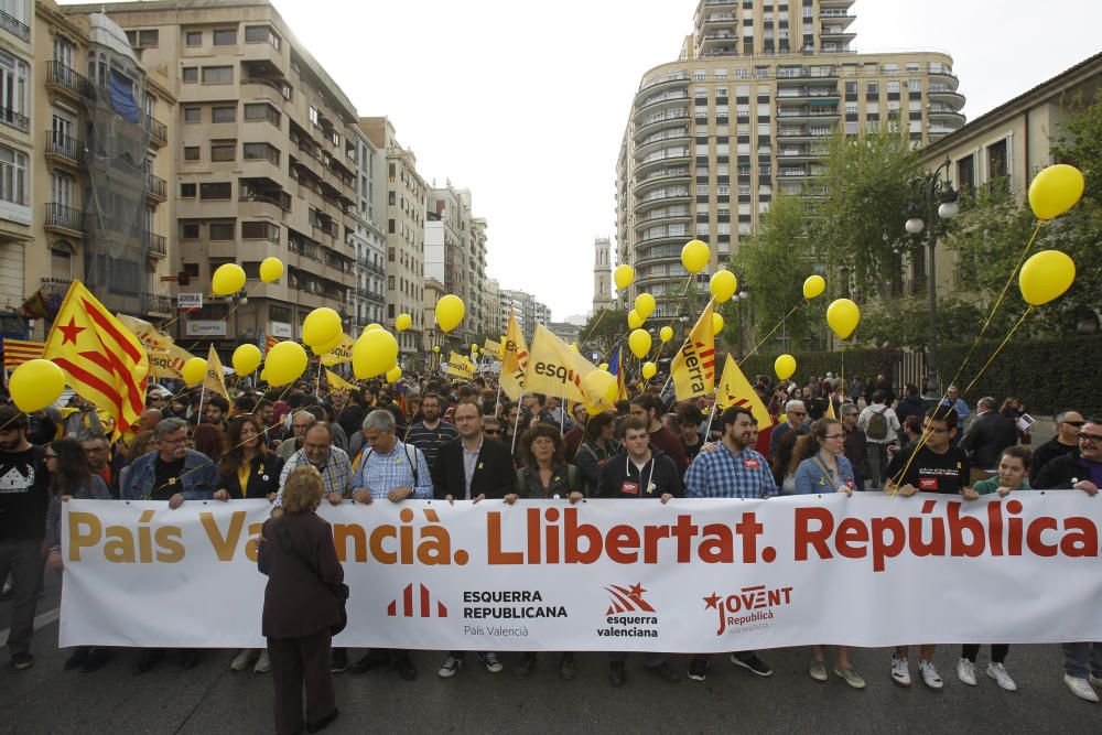 Manifestación del 25 d'Abril en València