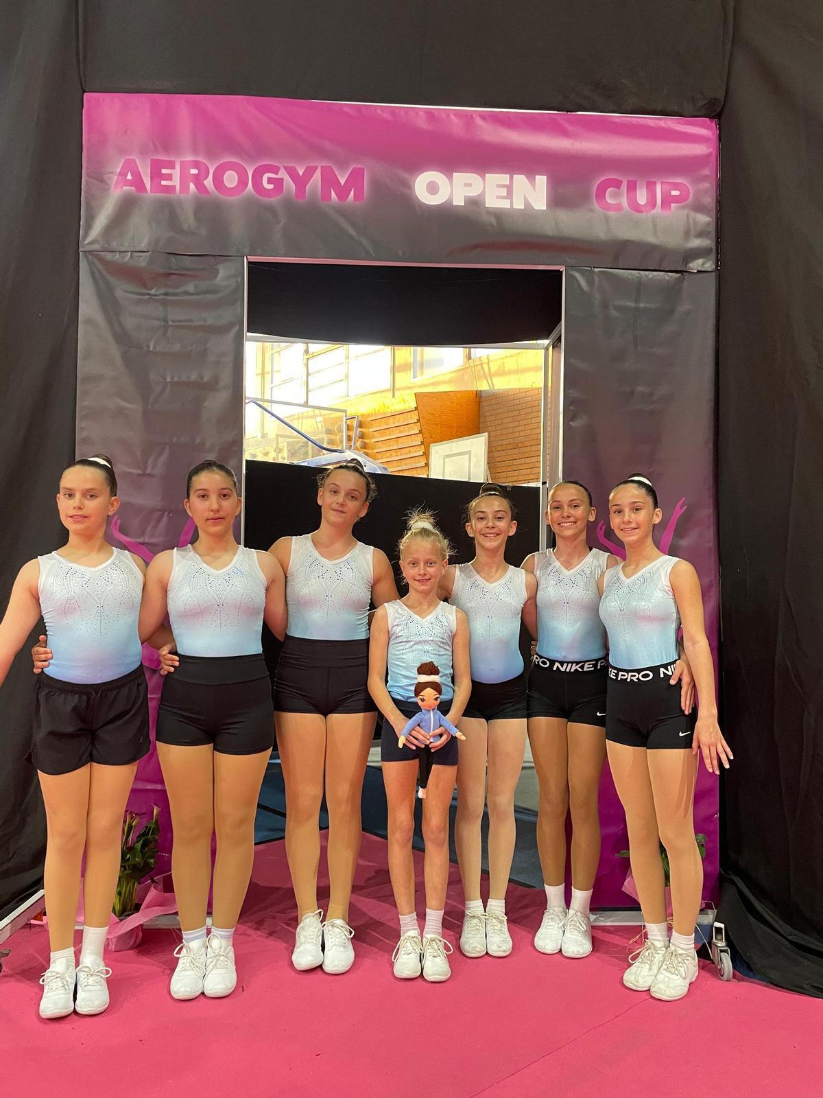 Club Gimnasia Sagunt sección aérobica.