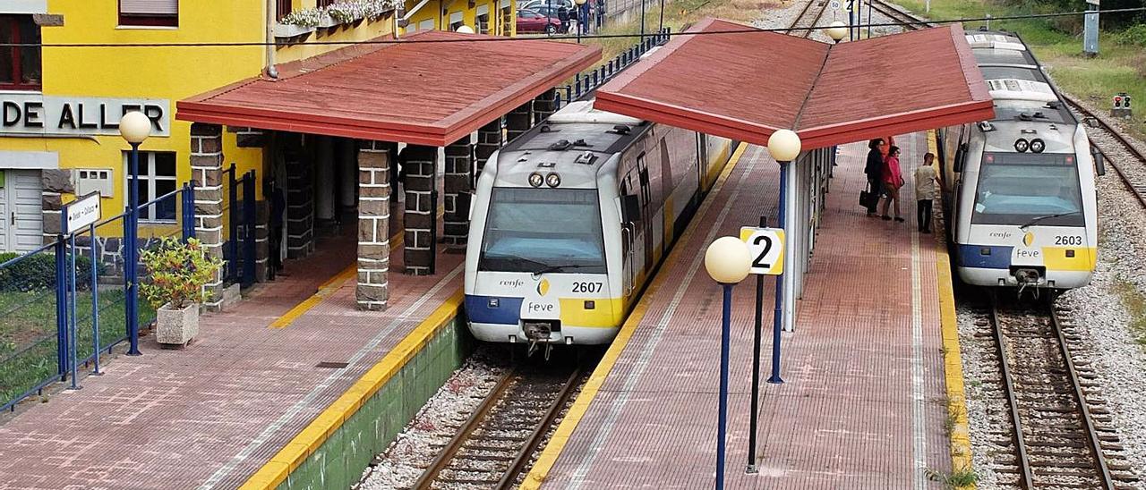 La estación de Feve de Moreda, en Aller. | LNE