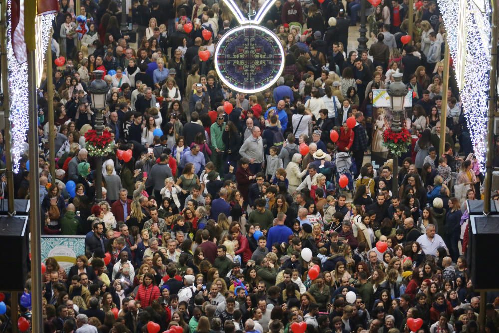 El encendido de las luces de Navidad de la calle Larios