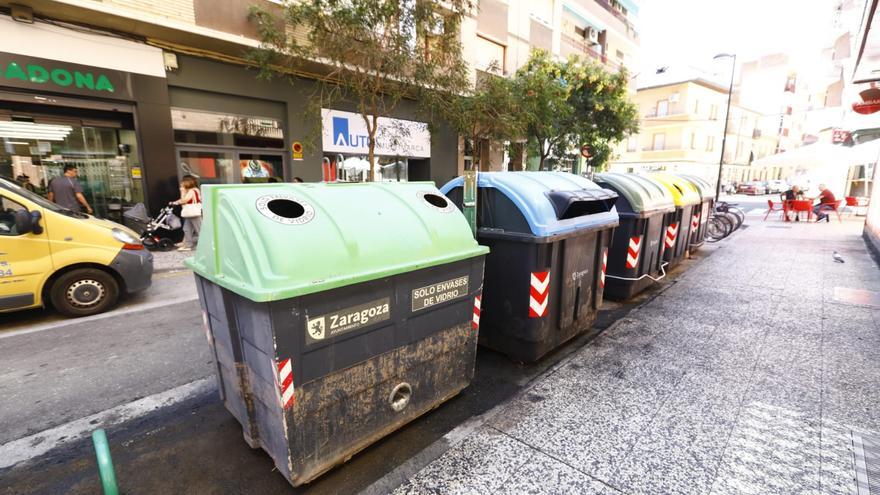 Incendiados de madrugada seis contenedores en el barrio de Delicias