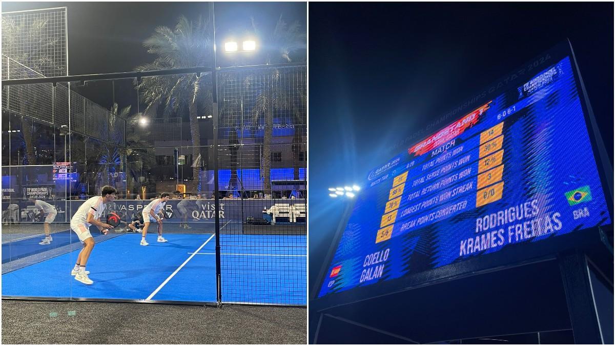 El 'show' de Coello y Galán en el Mundial de Pádel