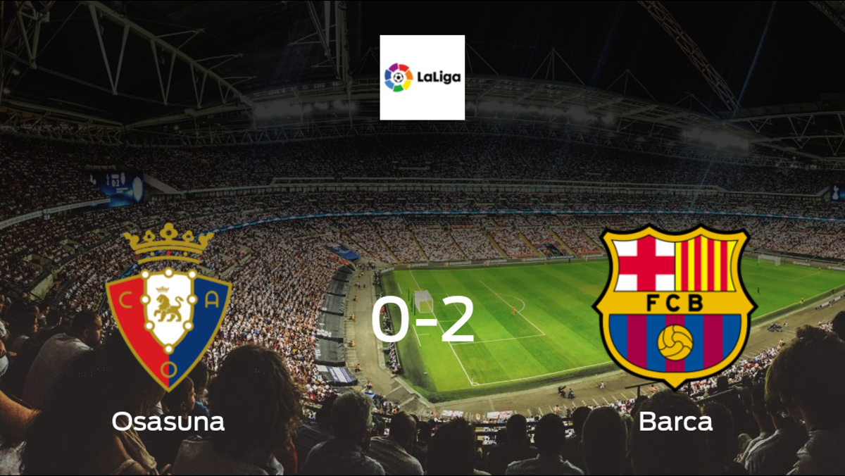 Barcelona ease past Osasuna with a 2-0 victory away