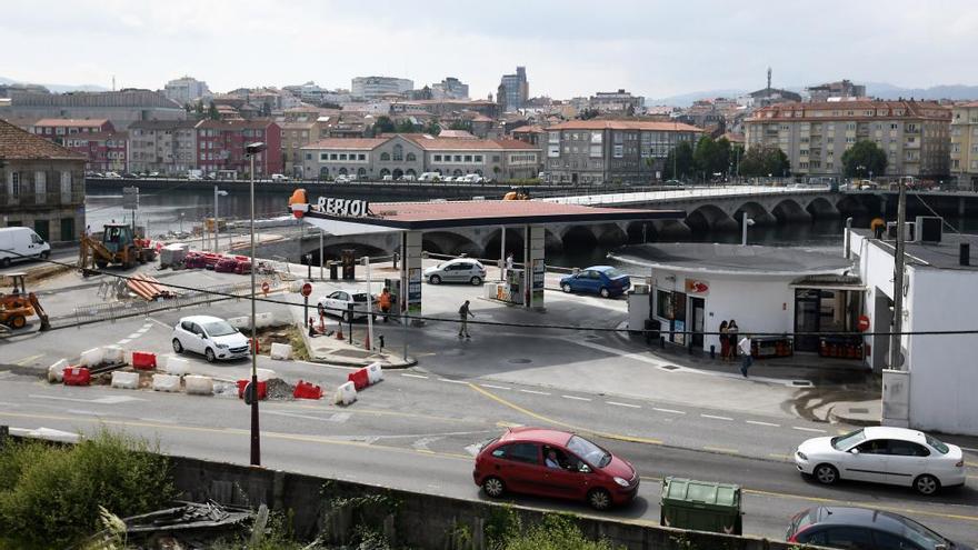 Vista de la zona de O Burgo. // F. Martínez