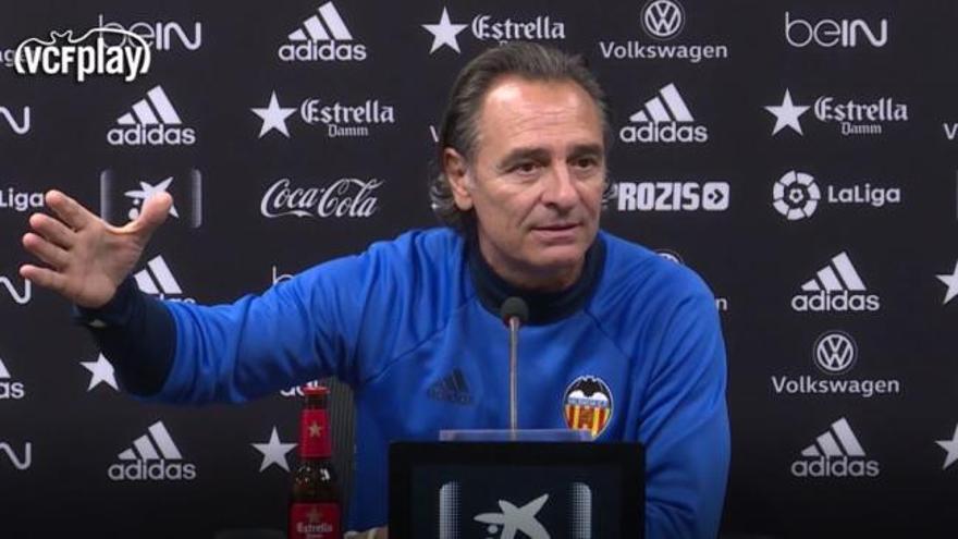 Rueda de prensa de Prandelli previa al Real Sociedad - Valencia