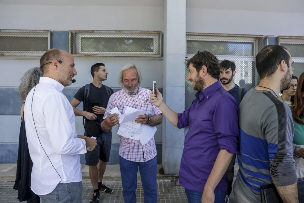 Presentación de la candidatura de Podemos, Més y Esquerra Unida