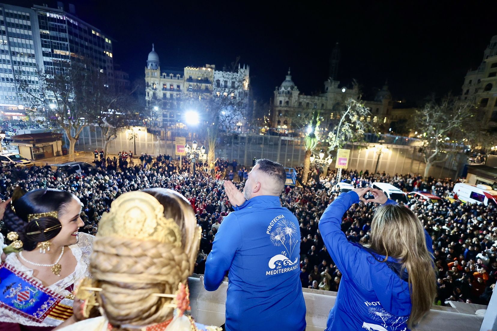 Espectáculo pirotécnico del 28 de febrero en las Fallas 2025