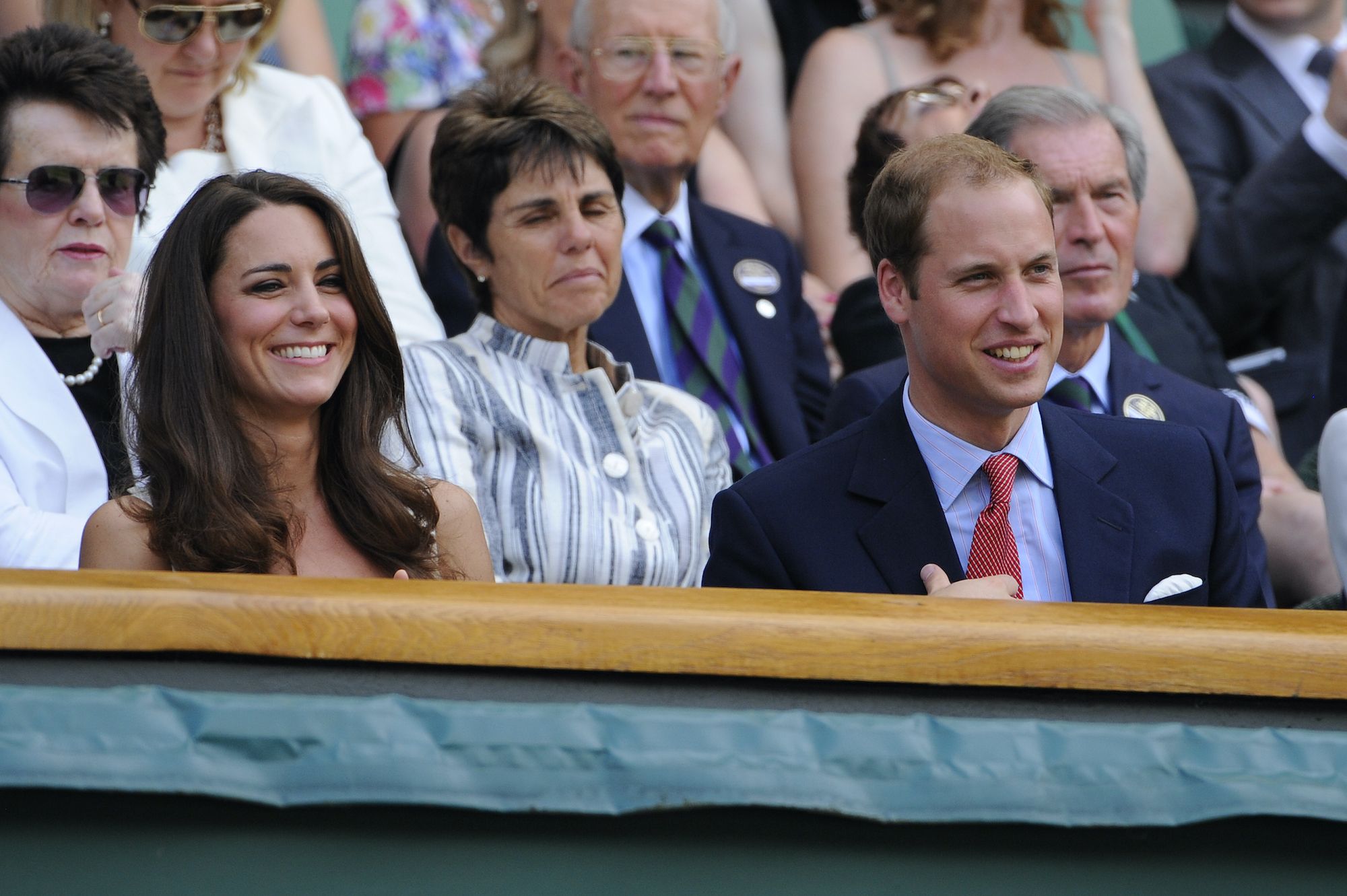 Kate Middleton y el príncipe Guillermo en 2011