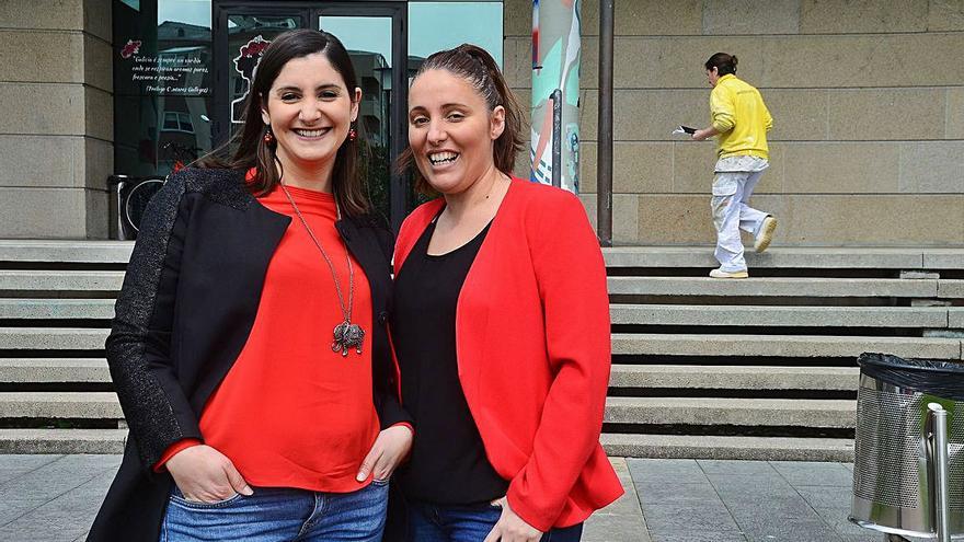 Leticia Santos y Marta Freire. | // G.N.