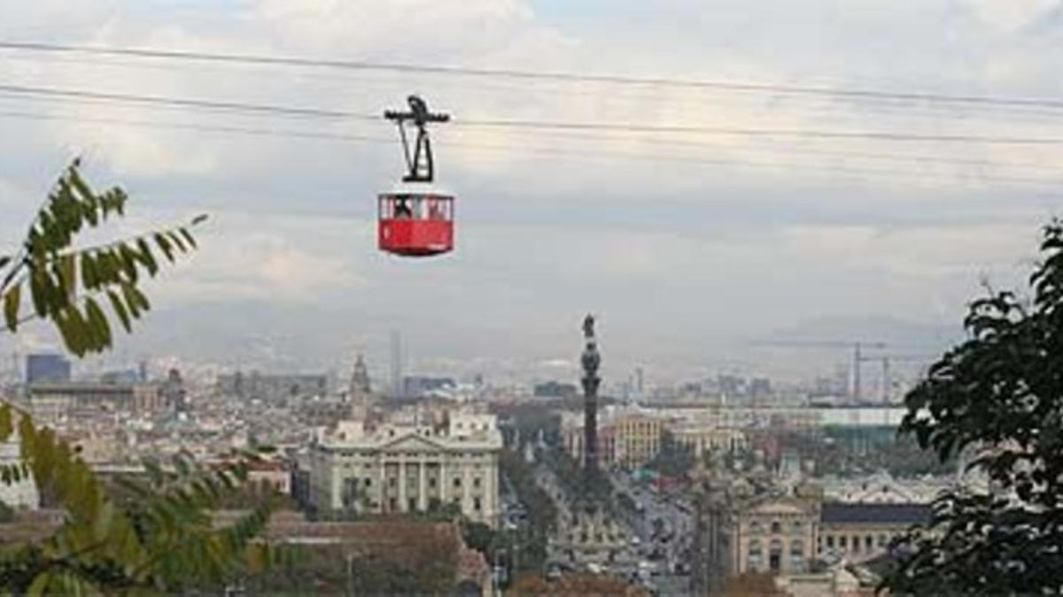 El teleférico de Montjuïc.