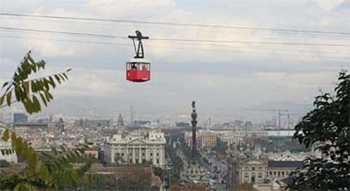 El telefèric de Montjuïc.