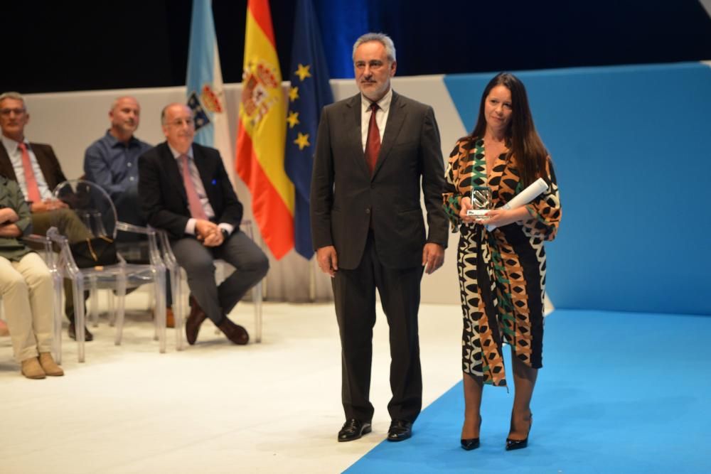 Los premiados, durante la gala // Gustavo Santos