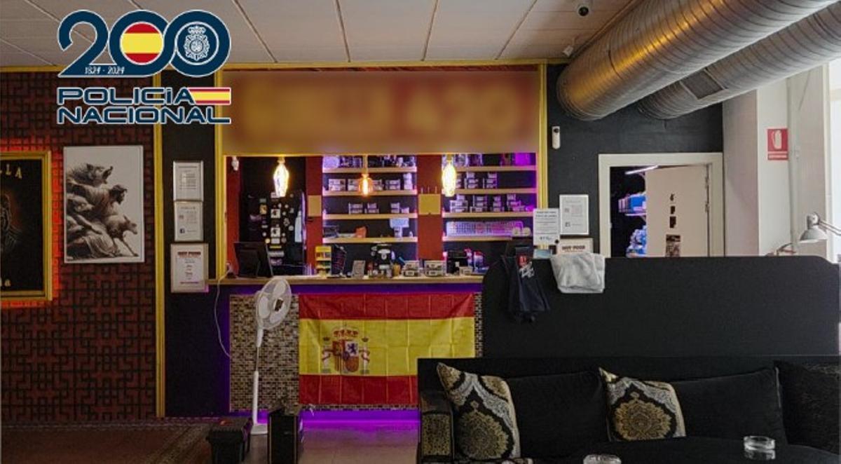 El interior del local