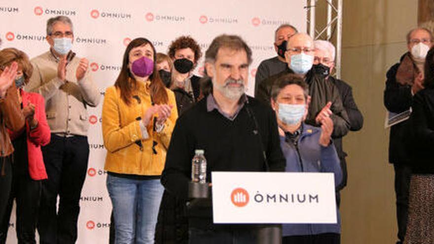 L&#039;acte d&#039;Òmnium per reclamar als polítics que no &quot;malbaratin&quot; l&#039;oportunitat