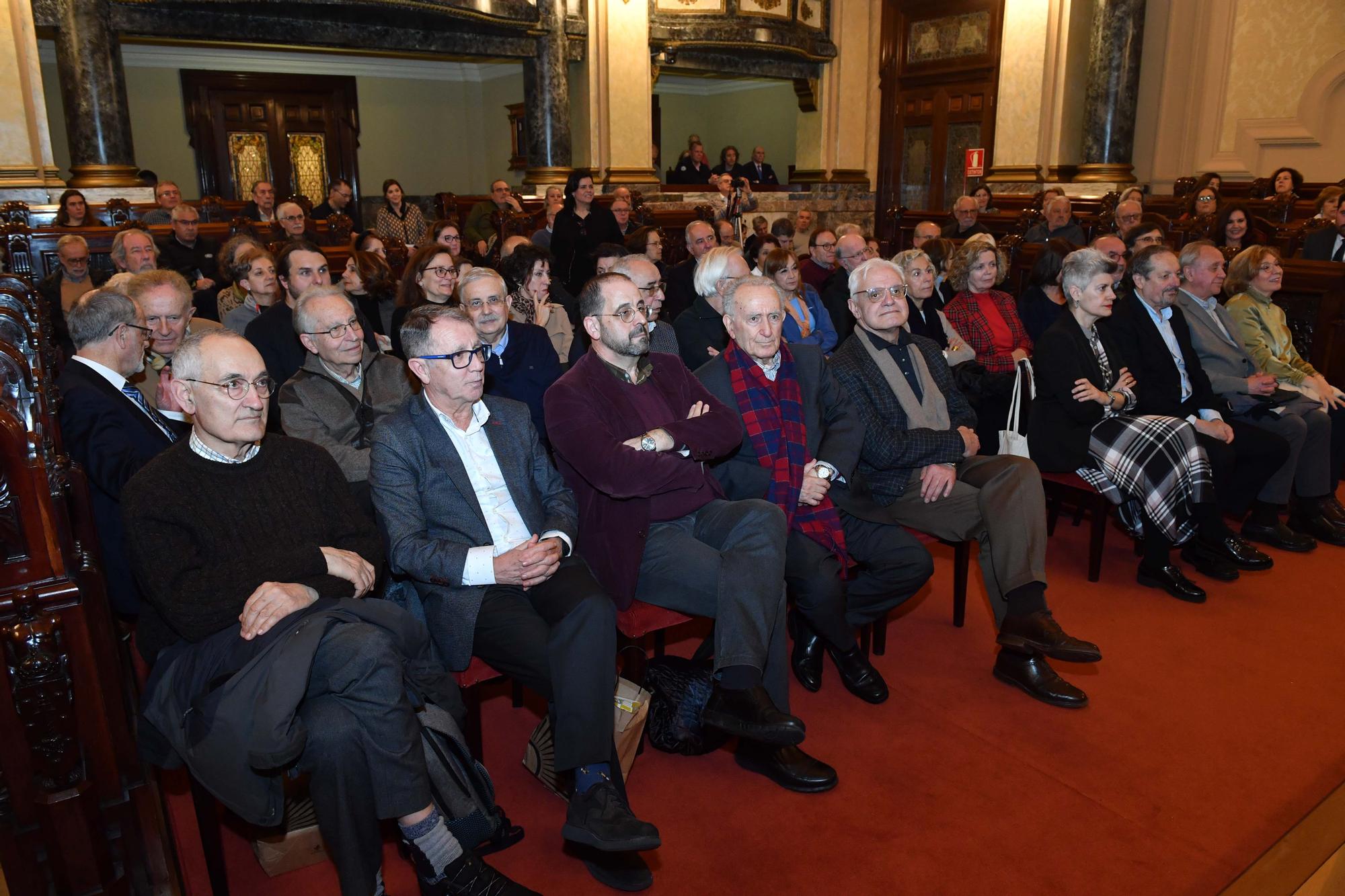 Homenaje a Xosé Ramón Barreiro en el Ayuntamiento de A Coruña