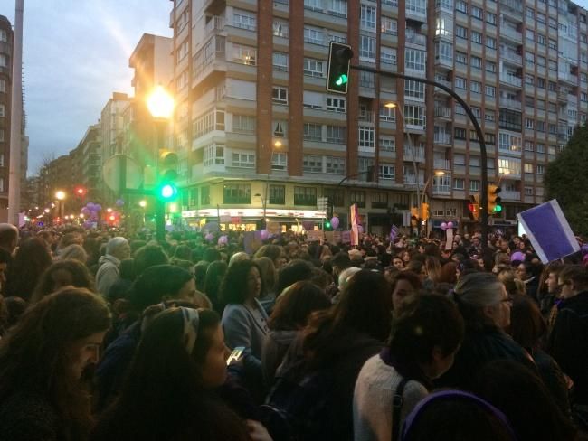 En imágenes: manifestación feminista en Gijón