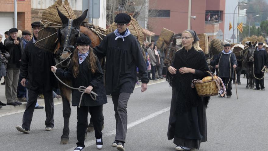 Participants a la cavalcada dels Traginers, l&#039;any passat