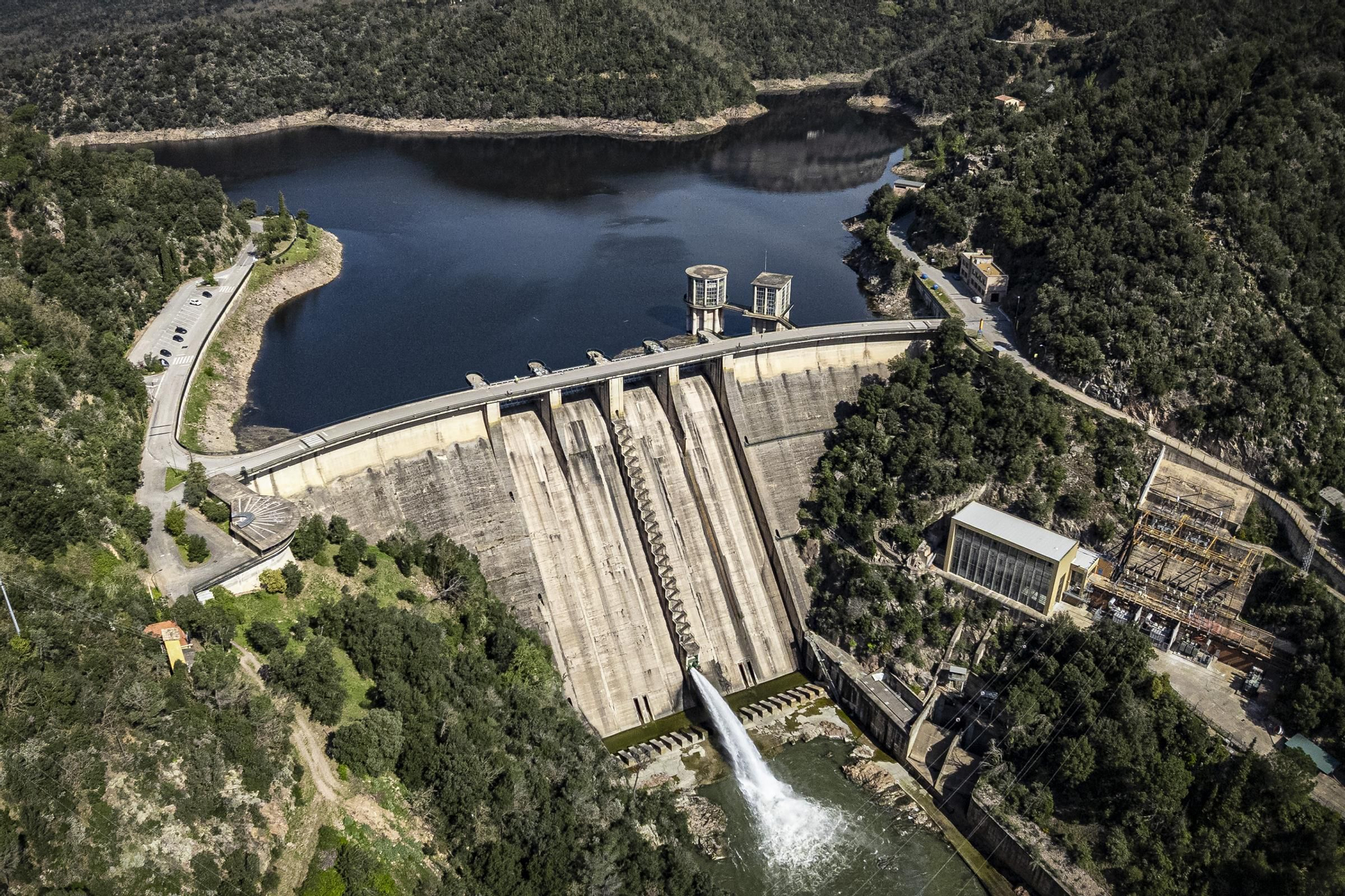 El canvi radical de Sau a vista de dron