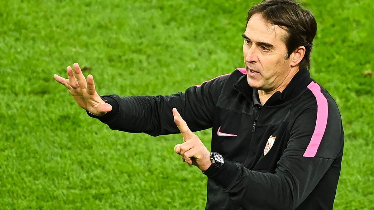 El entrenador del Sevilla, Julen Lopetegui.