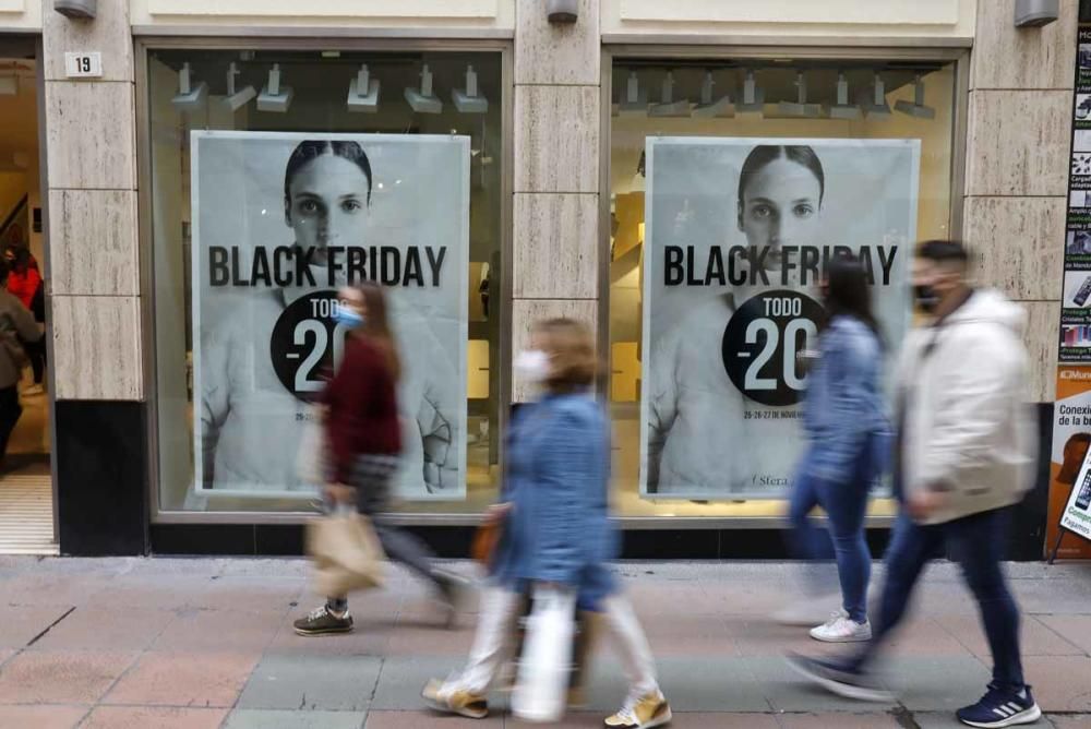 Compras por el Black Friday en Málaga