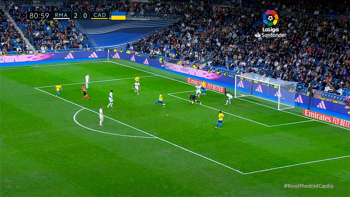 Real Madrid - Cádiz: El gol de Lucas Pérez