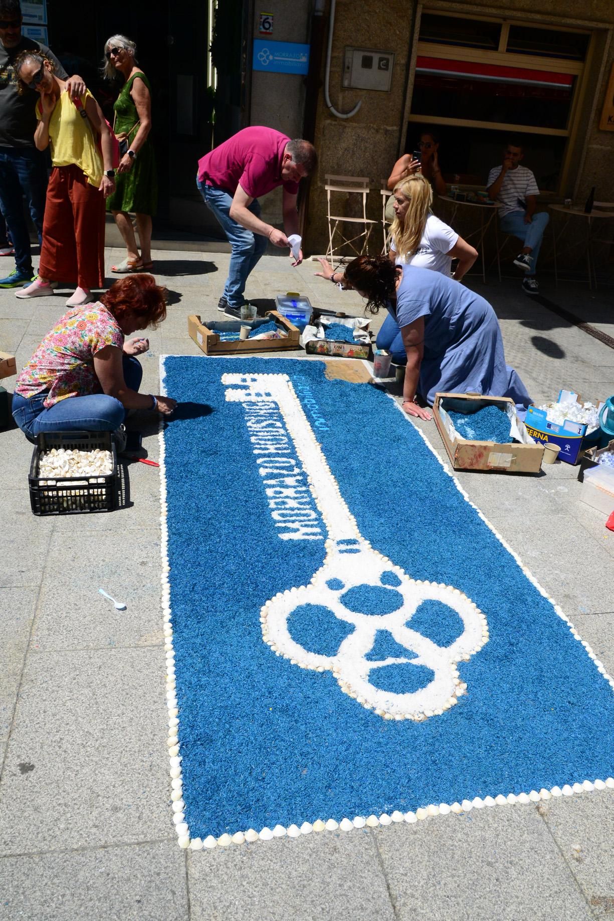 La fiesta de las alfombras florales del Corpus en Bueu (III)