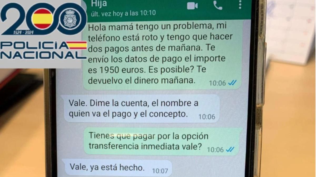 Mensajes que suelen enviar los estafadores