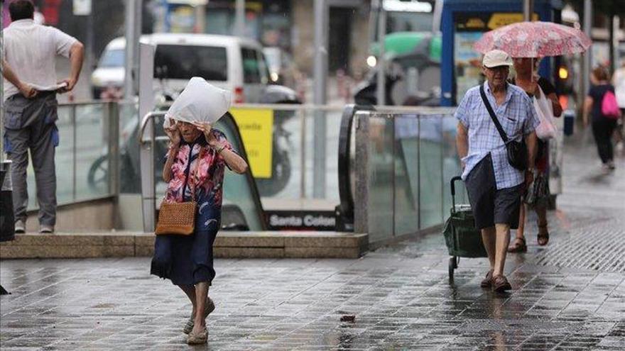 Las temperaturas caen hoy en el tercio norte pero se mantienen en el Mediterráneo